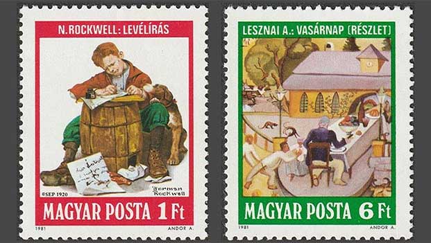 1981. Híres illusztrátorok - Festmények (XVIII.)
