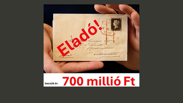 Elárverezik az elsőként postára adott Penny Blacket