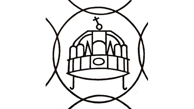 II. Large Crown Watermark in Ellipses