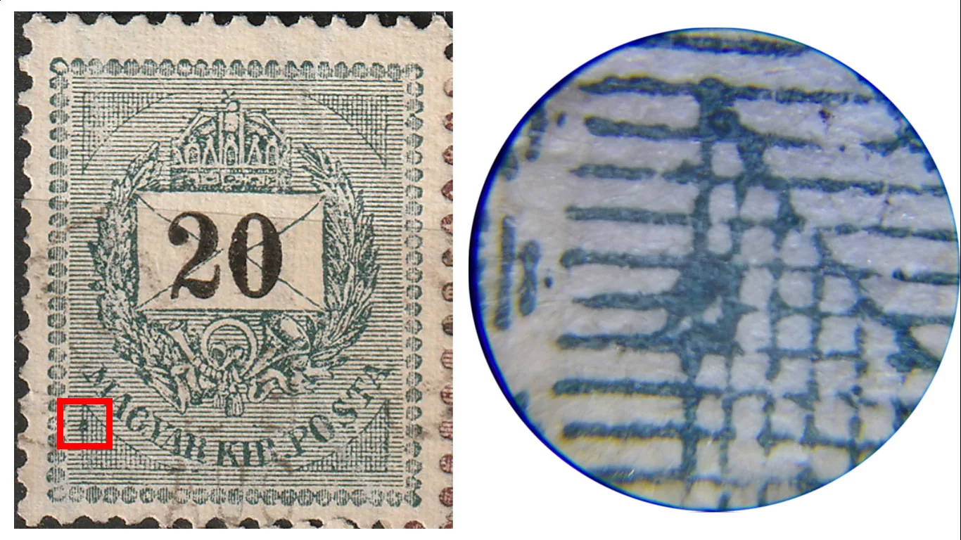 Lemezhiba 1889. Feketeszámú elektrotíp krajcároson