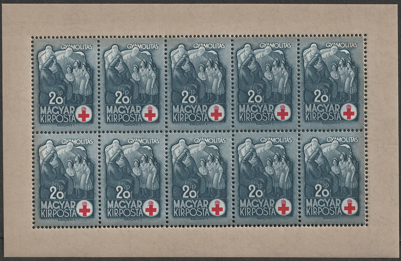 1942. Vöröskereszt I. - kisív